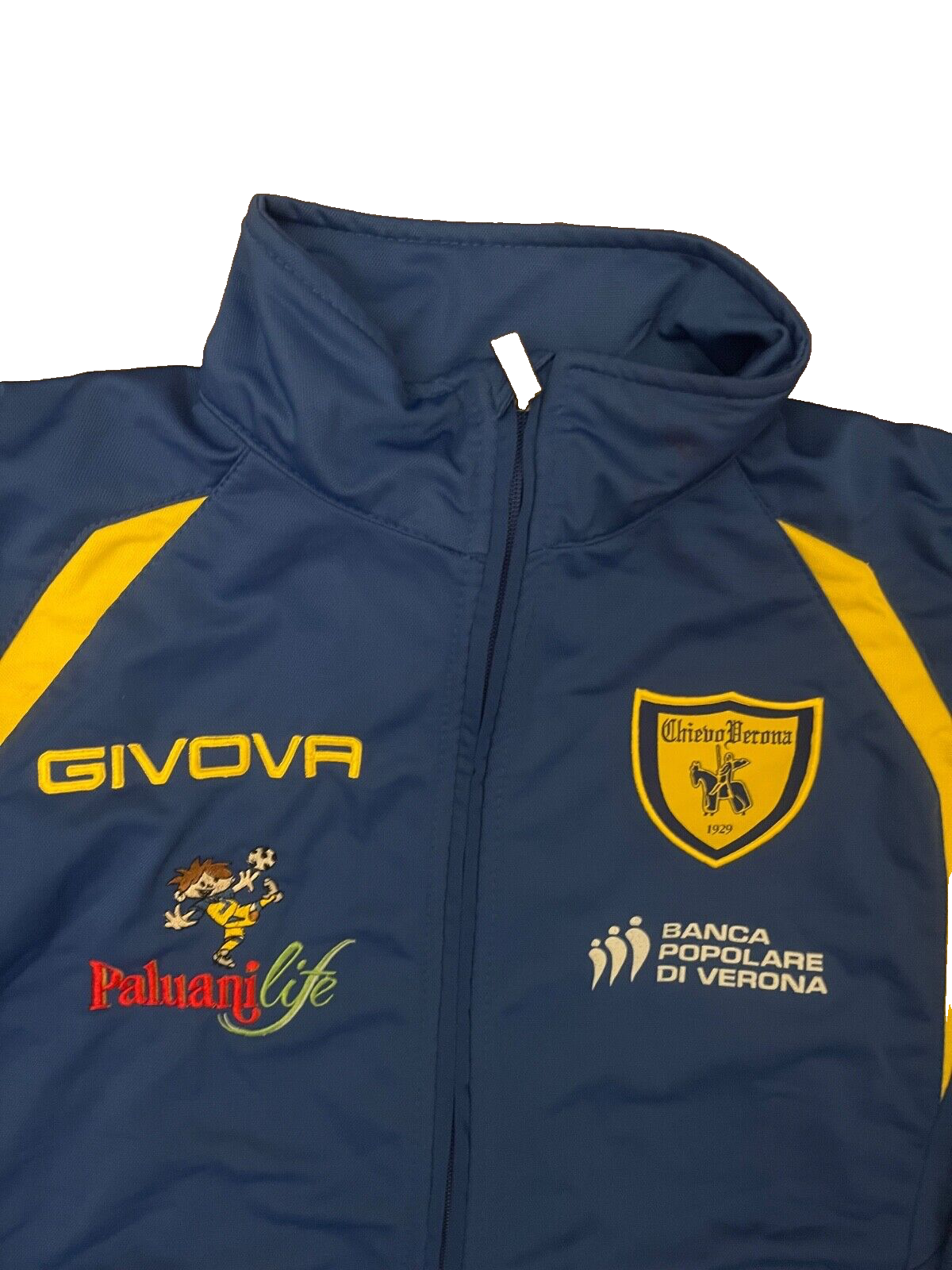 Chievo Verona Football Training Track Jacket Givova Men Size M