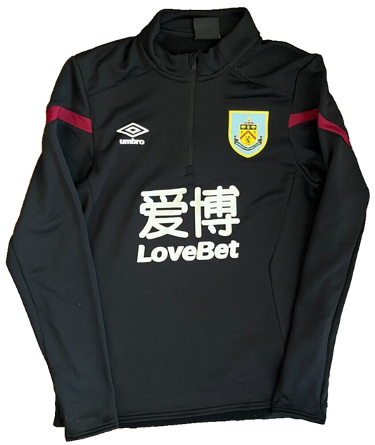 Burnley Football Training Top Long Sleeve Jacket Sweat Umbro Size Men S