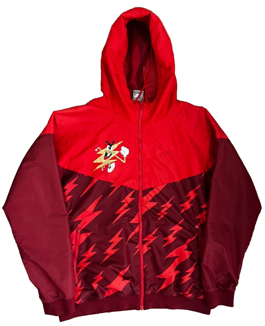 RARE Nike Todd James Jacket Zip Running Man Sudadera Windbreaker Red Men Size L