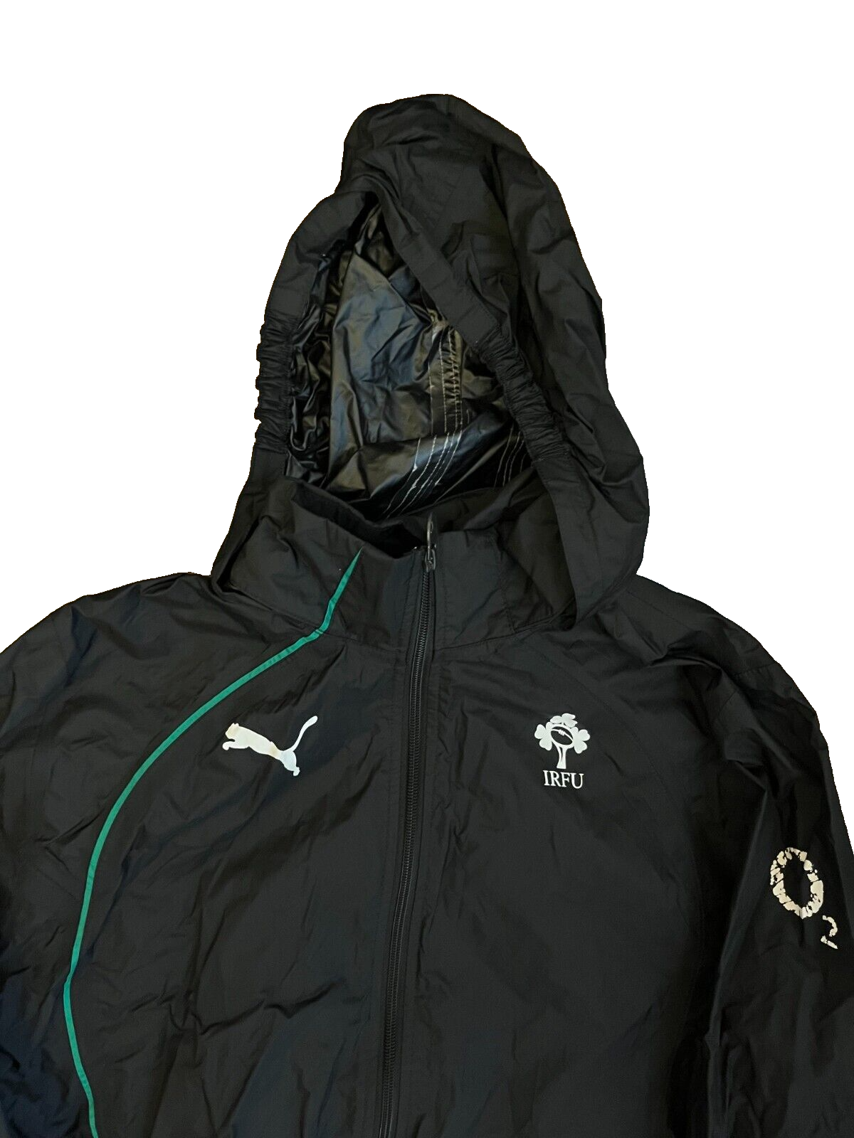 IRFU Ireland Rugby Jacket Windbreaker Puma Size Men M