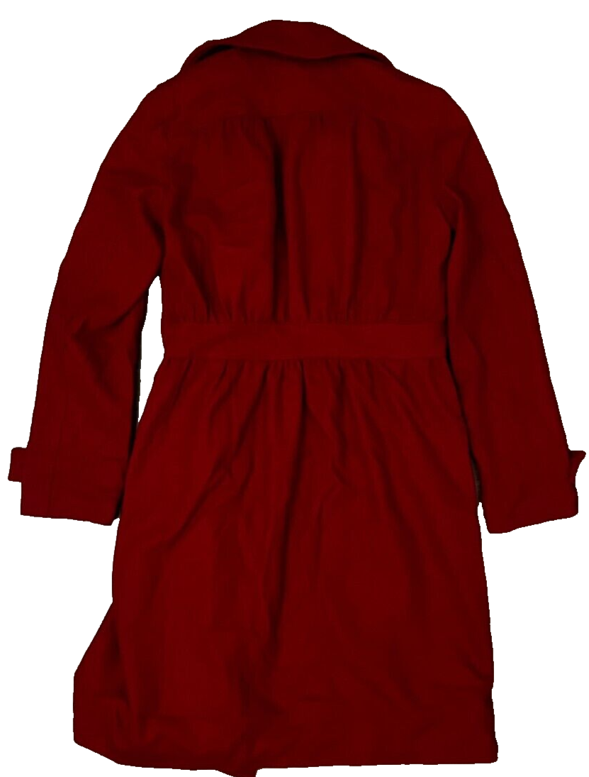 Bruuns Bazaar Women's Coat Red Wool Cashmere Blend